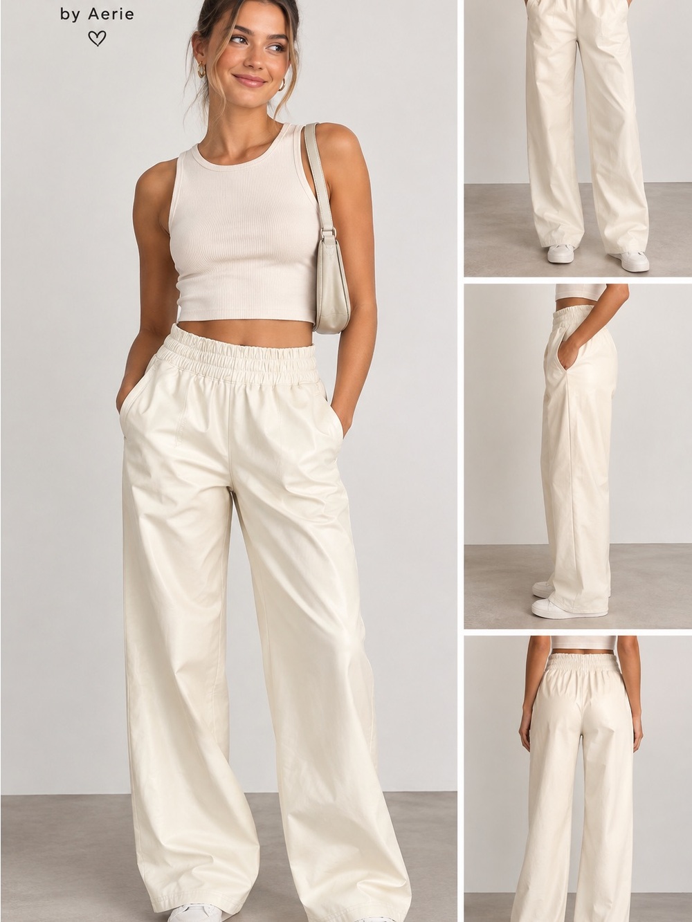 OFFLINE by Aerie Pleather Pants — Size Small